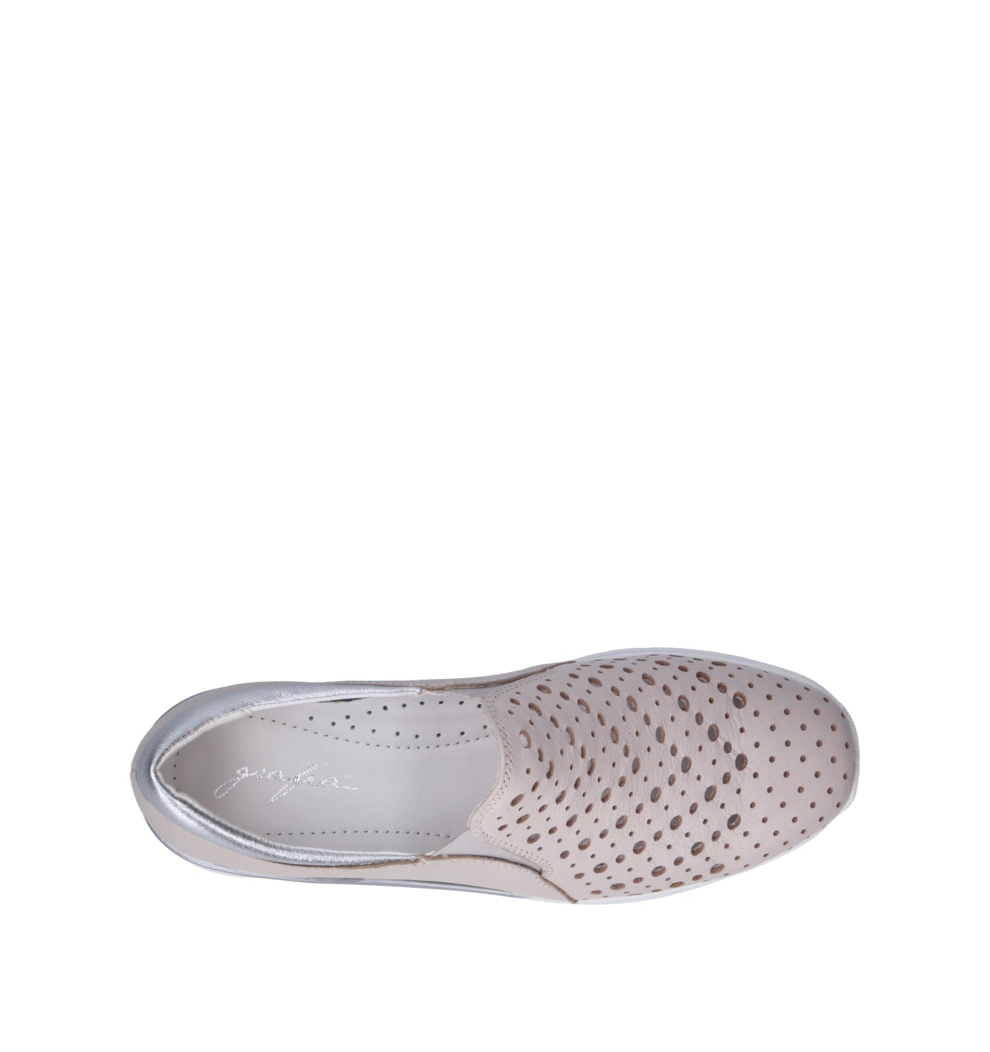 GRAFIA Scarpa comfort donna panna in pelle