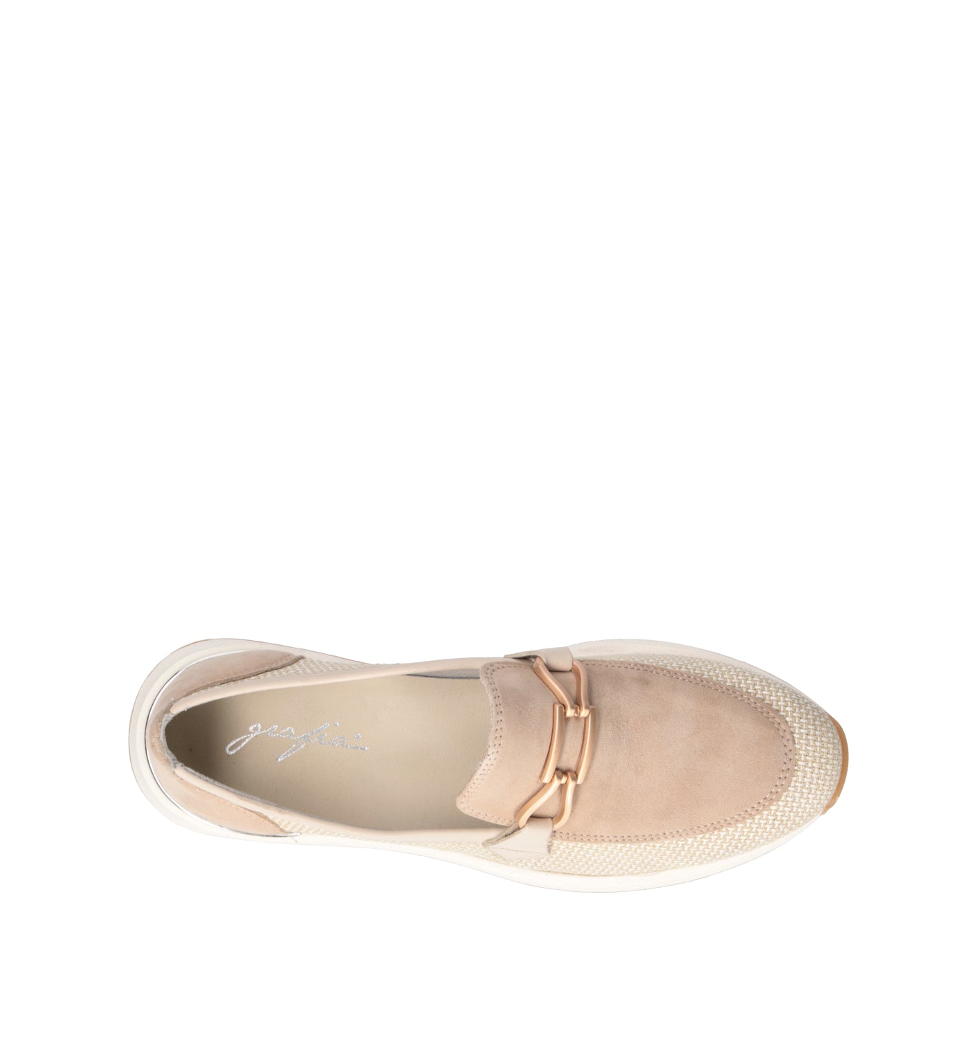 GRAFIA Mocassino donna beige