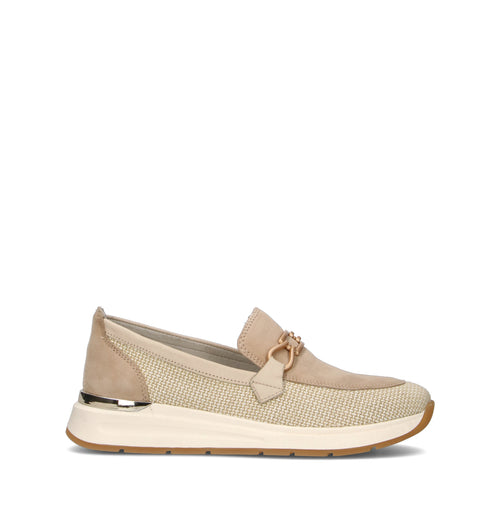 GRAFIA Mocassino donna beige