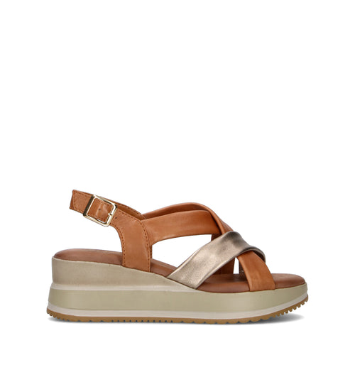 GRAFIA Sandalo donna cuoio in pelle