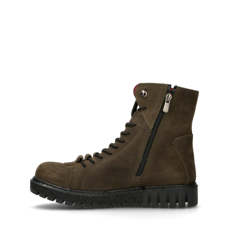 GRAFIA Polacco donna oliva in nabuk