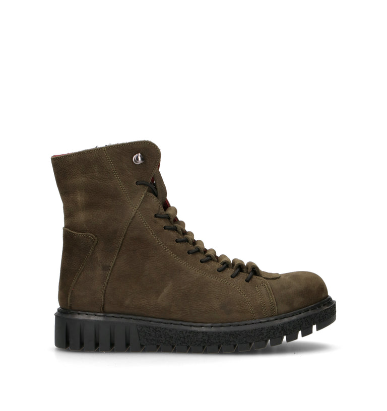 GRAFIA Polacco donna oliva in nabuk