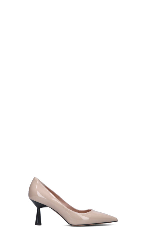 PHIL MELVIS Decollete donna beige in pelle