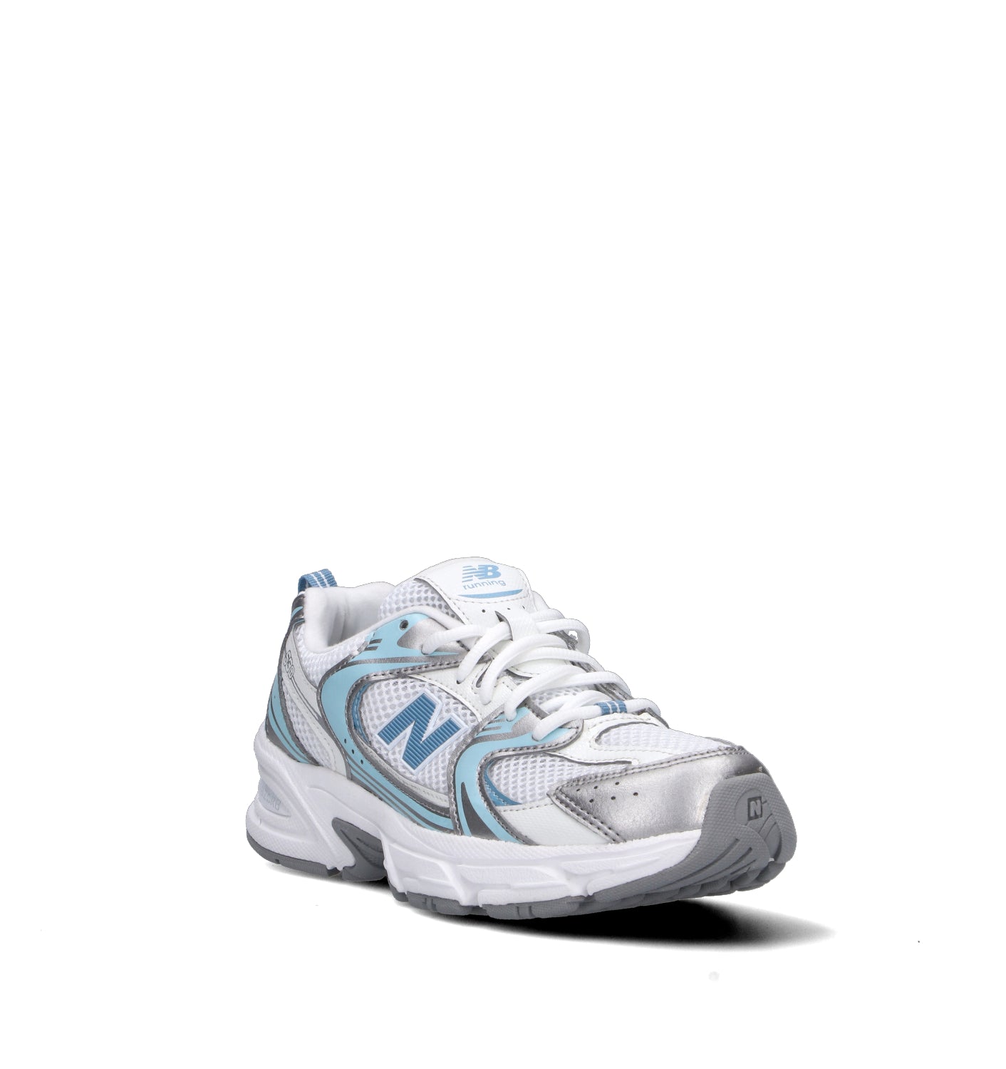 NEW BALANCE 530 Sneaker ragazzo bianca/azzurra