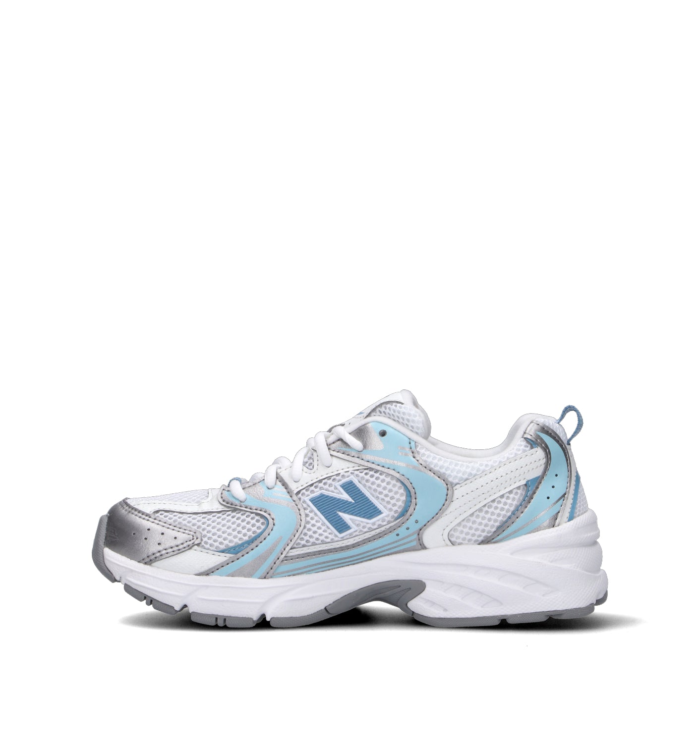 NEW BALANCE 530 Sneaker ragazzo bianca/azzurra