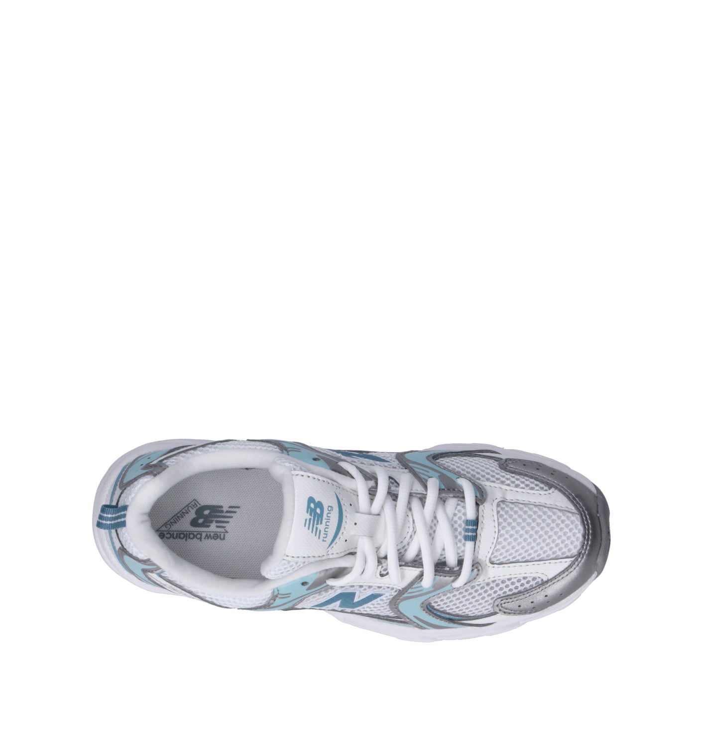 NEW BALANCE 530 Sneaker ragazzo bianca/azzurra