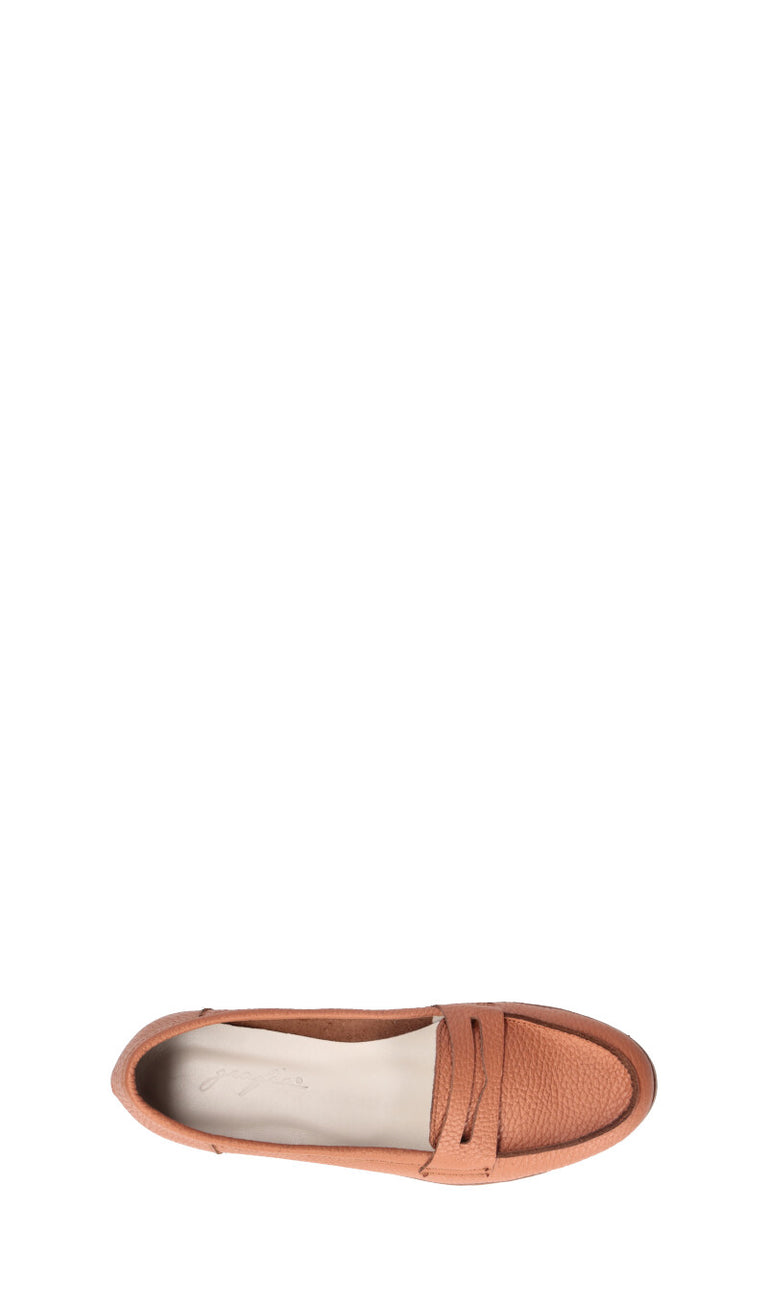 GRAFIA Mocassino donna marrone in pelle