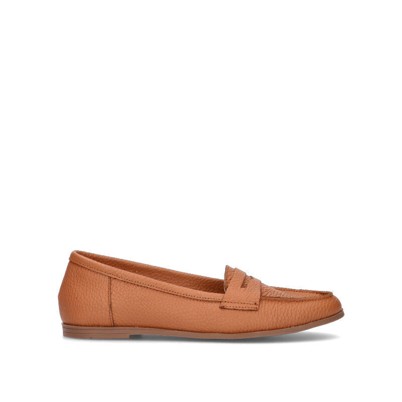 GRAFIA Mocassino donna marrone in pelle