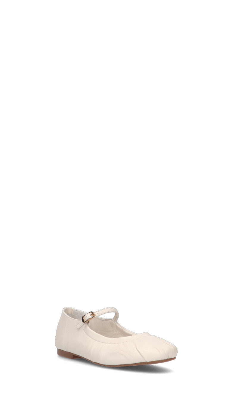 GRAFIA Ballerina donna bianca in pelle