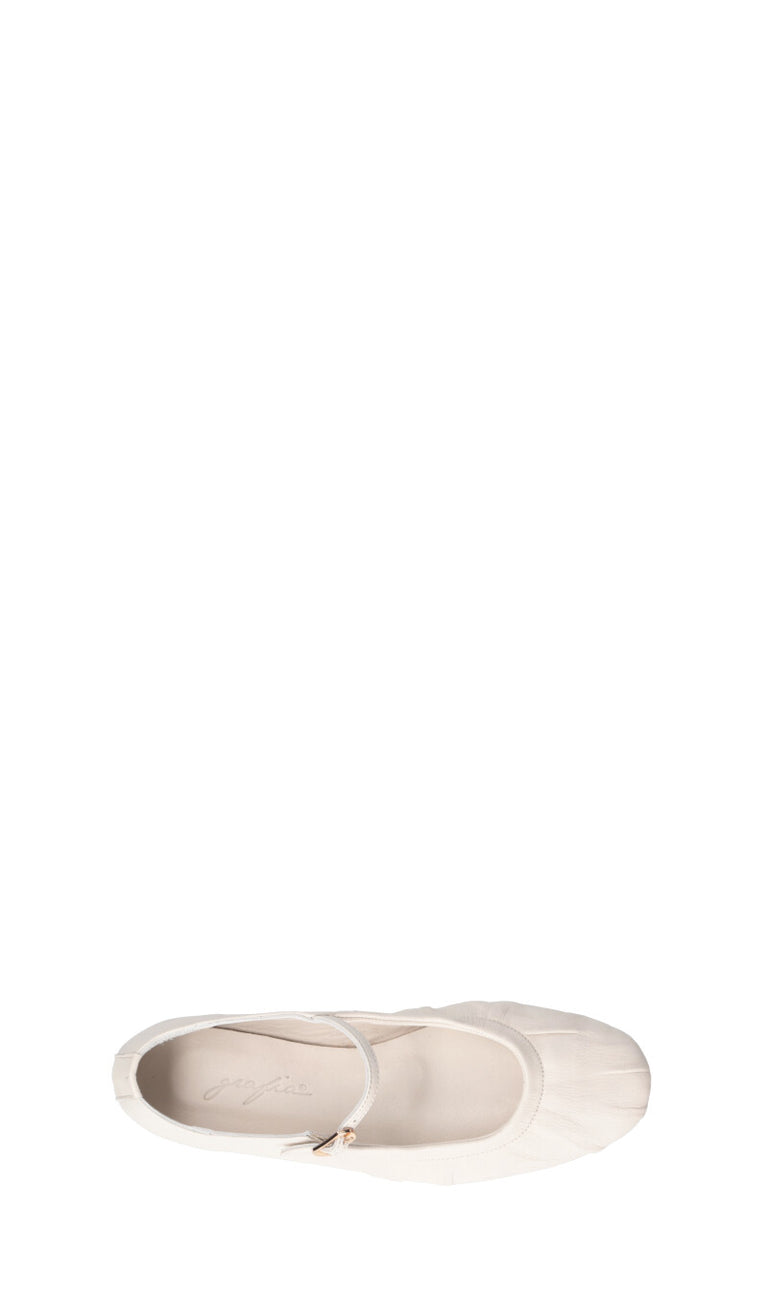GRAFIA Ballerina donna marshmellow in pelle