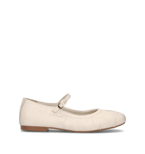GRAFIA Ballerina donna bianca in pelle