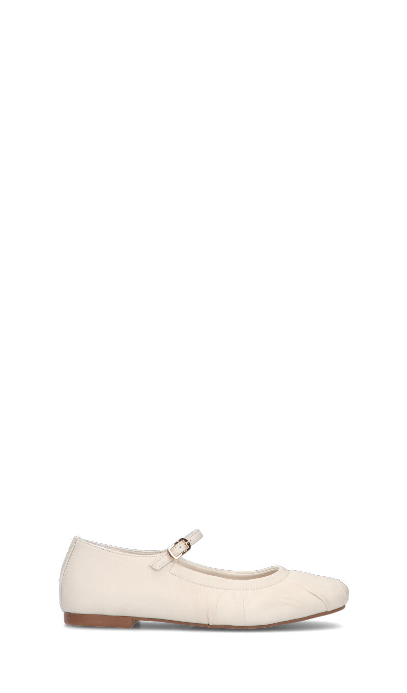 GRAFIA Ballerina donna bianca in pelle