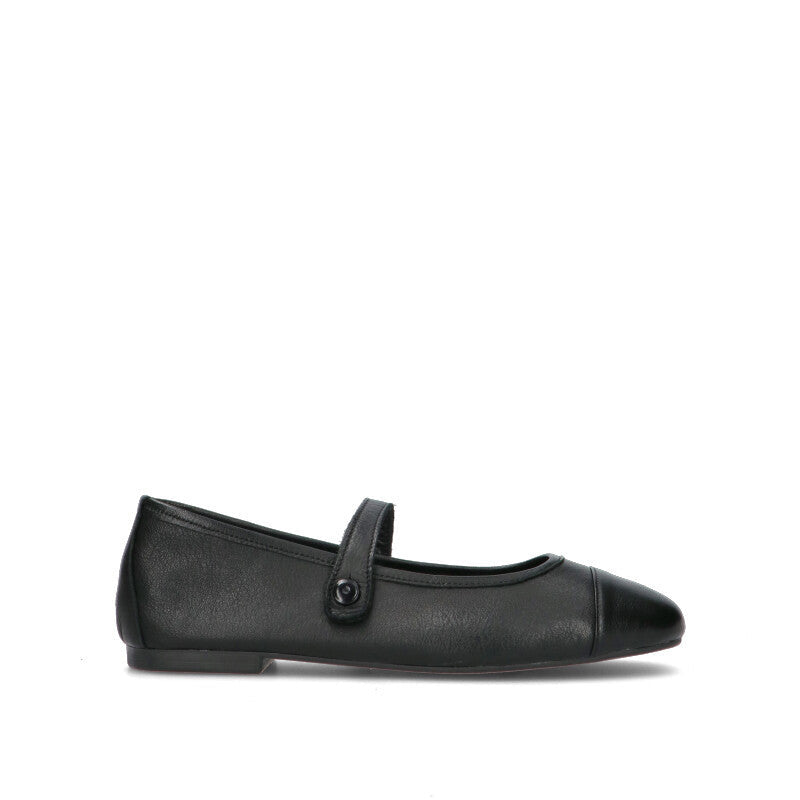 GRAFIA Ballerina donna nera in pelle