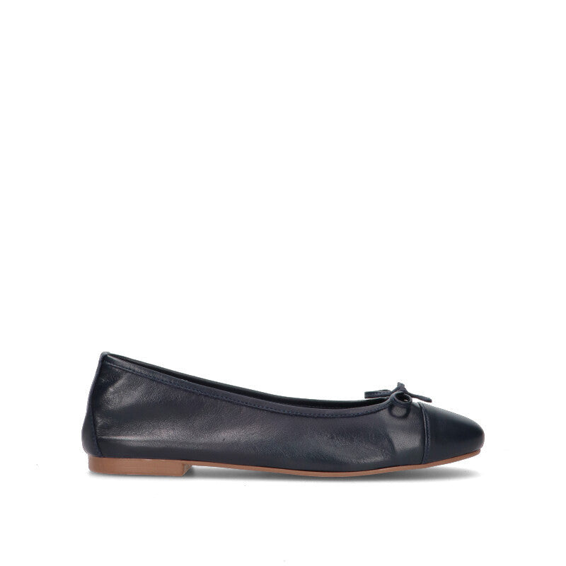GRAFIA Ballerina donna blu in pelle