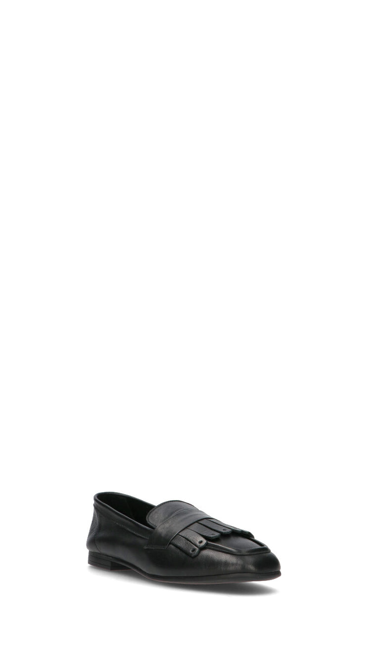 GRAFIA Mocassino donna nero in pelle