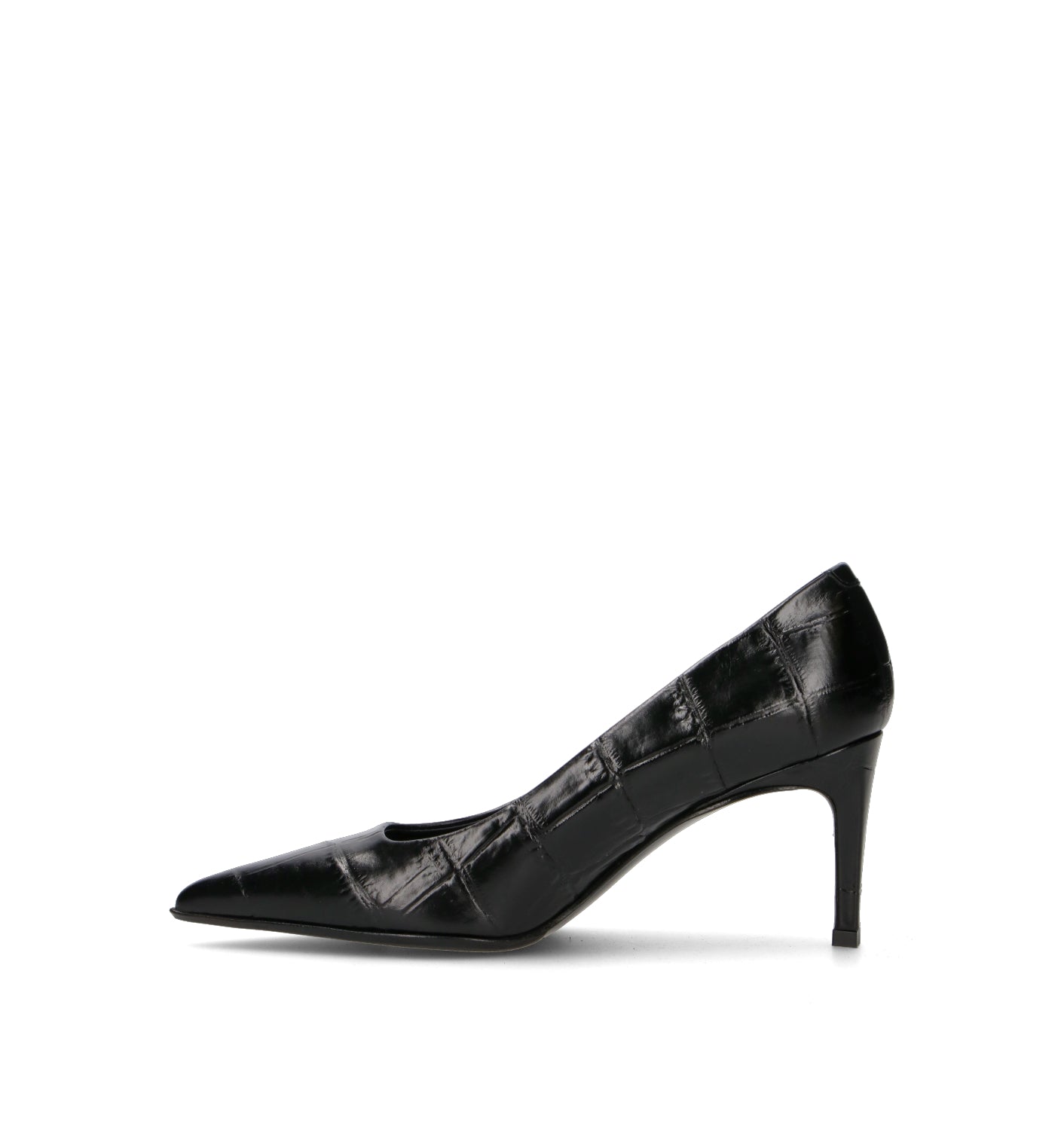 SERGIO LEVANTESI Décolleté donna nero in pelle