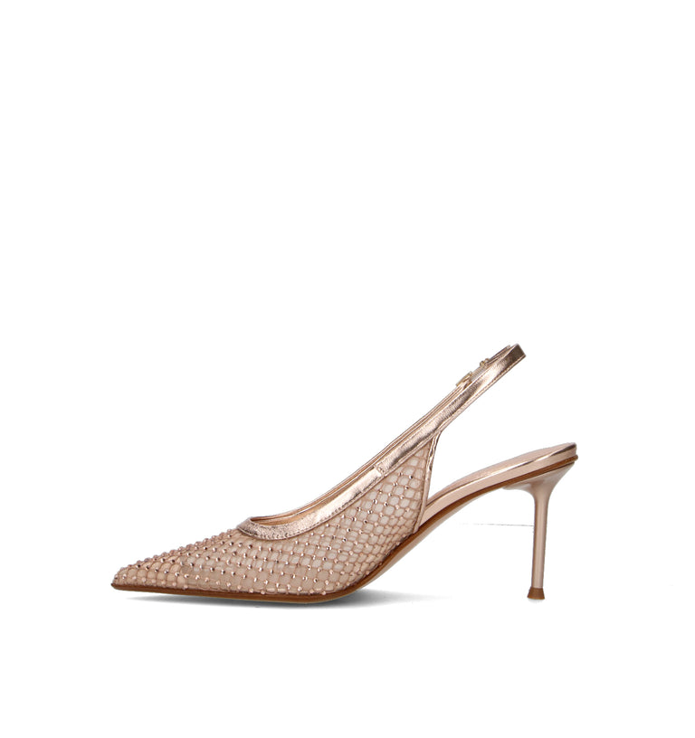 SERGIO LEVANTESI Slingback donna rose gold