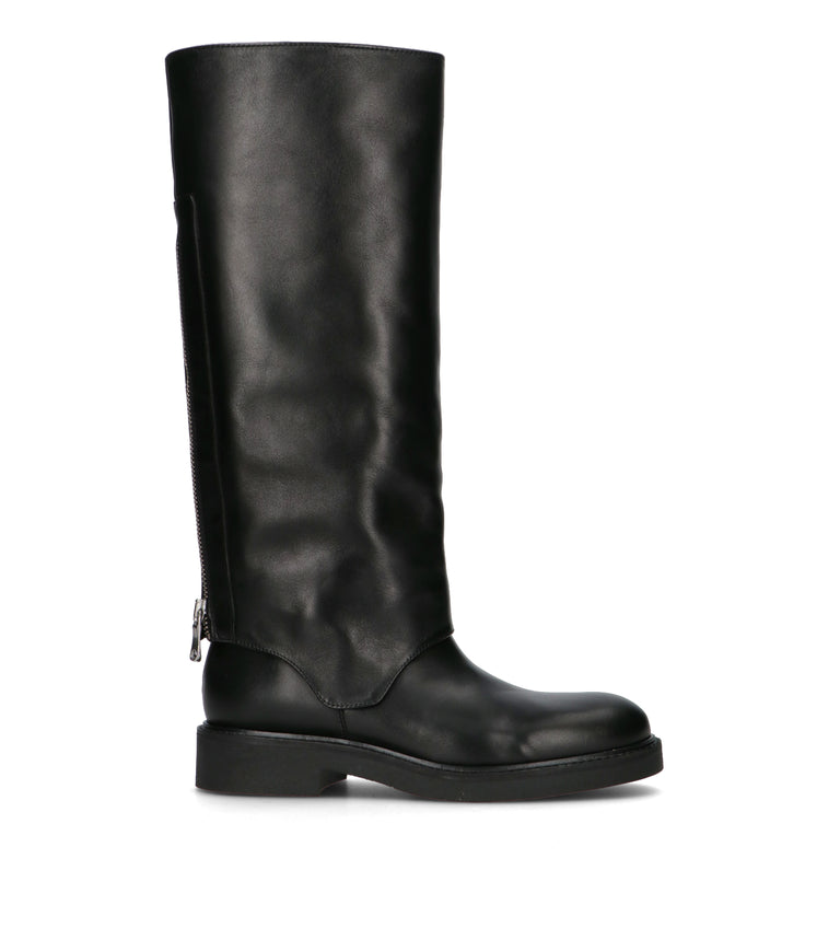 PHIL MELVIS Stivale donna nero in pelle