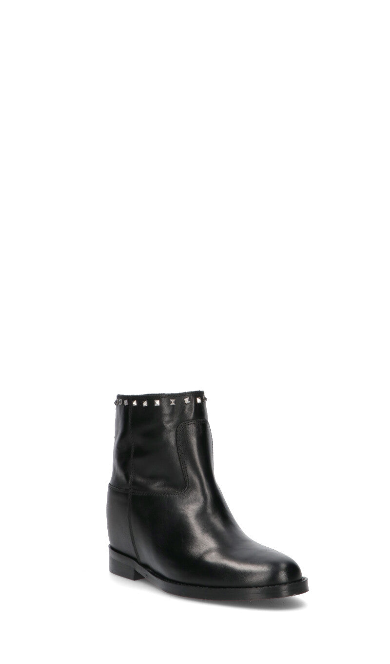 PHIL MELVIS Stivale donna nero in pelle