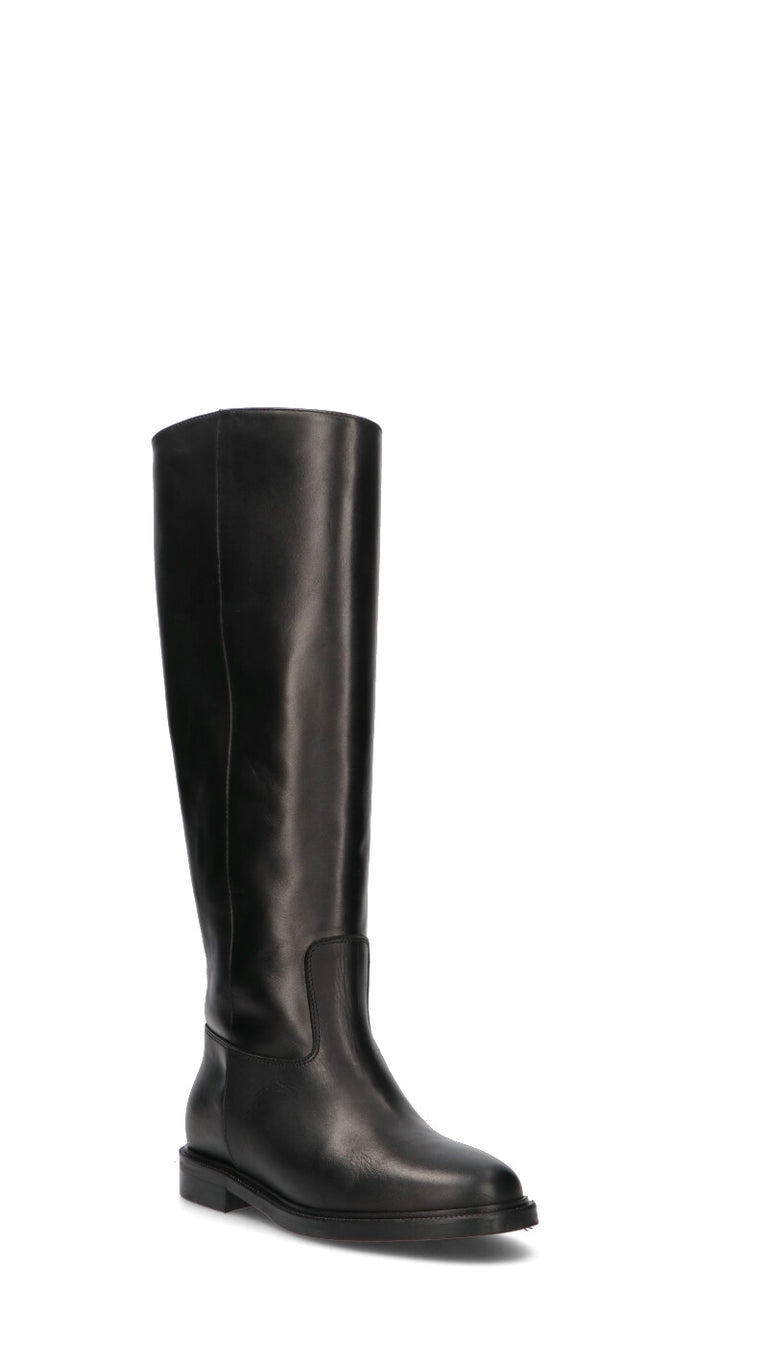 PHIL MELVIS Stivale donna nero in pelle