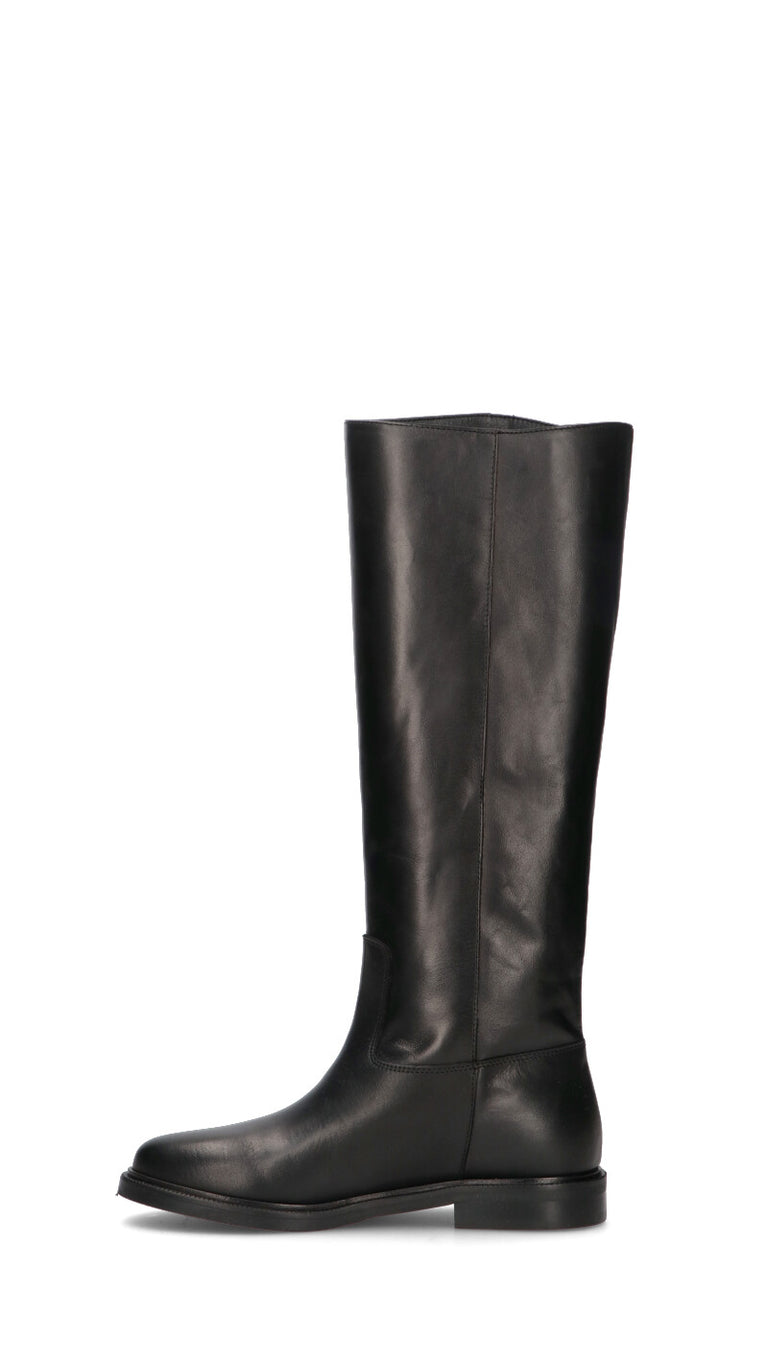PHIL MELVIS Stivale donna nero in pelle