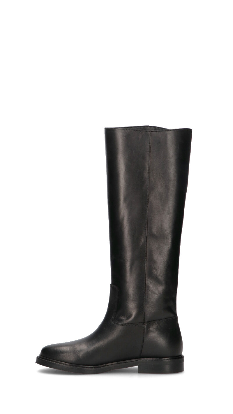 PHIL MELVIS Stivale donna nero in pelle