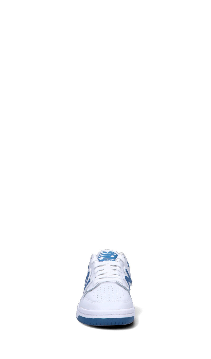NEW BALANCE Sneaker ragazzo bianca/azzurra in pelle