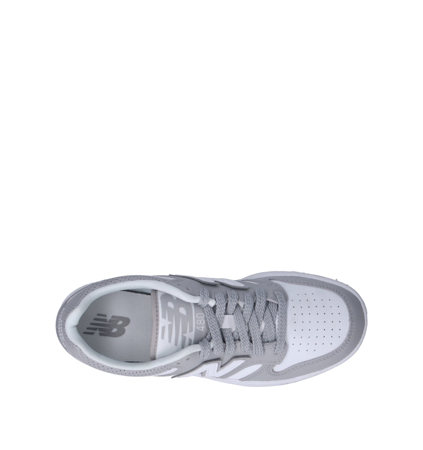 NEW BALANCE 480 Sneaker ragazzo grigia/bianca