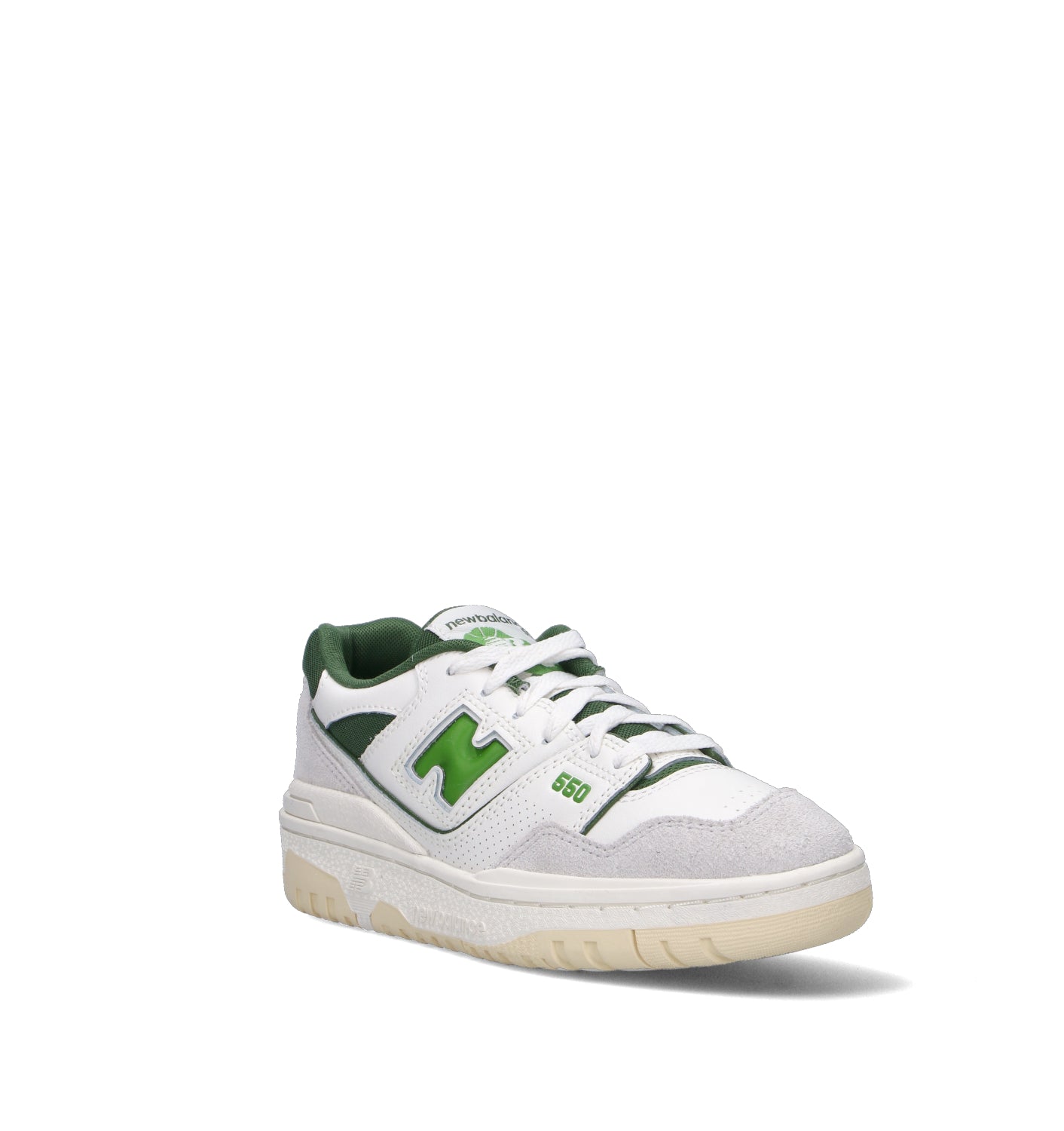 NEW BALANCE 550 Sneaker uomo bianca/verde