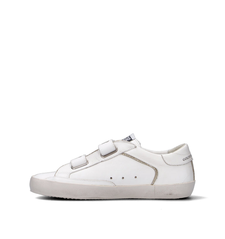 GOLDEN GOOSE OLD SCHOOL DOUBLE QUARTER WITH LIST Sneaker ragazza