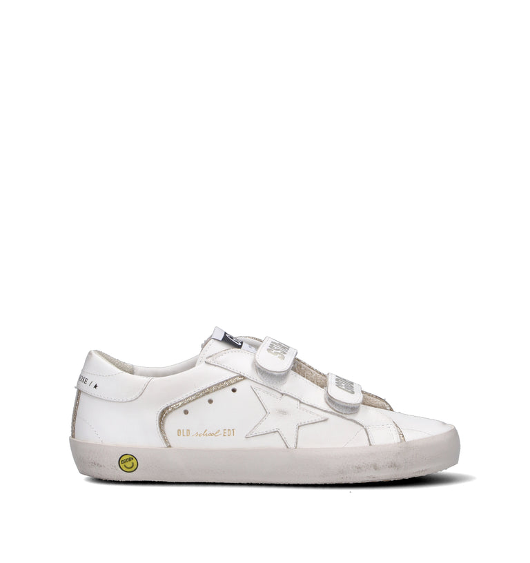 GOLDEN GOOSE OLD SCHOOL DOUBLE QUARTER WITH LIST Sneaker ragazza