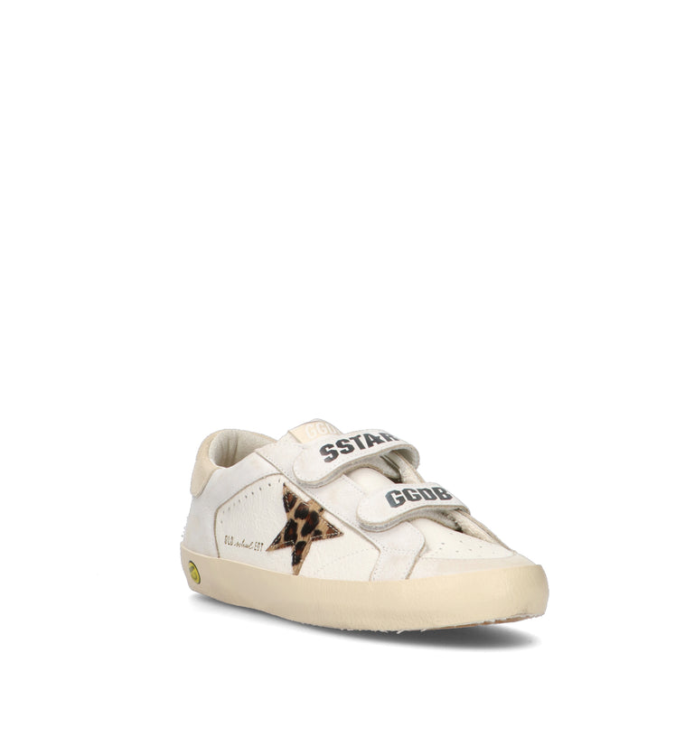 GOLDEN GOOSE OLD SCHOOL DOUBLE QUARTER AND SMOR Sneaker ragazza bianca