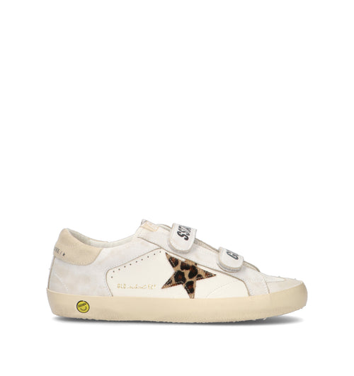 GOLDEN GOOSE OLD SCHOOL DOUBLE QUARTER AND SMOR Sneaker ragazza bianca