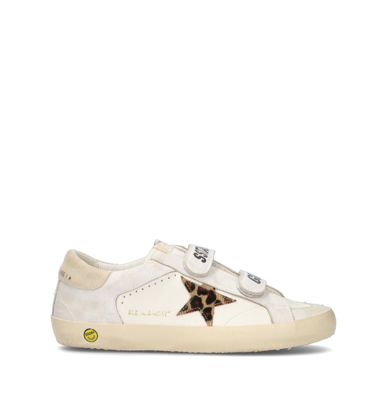 GOLDEN GOOSE OLD SCHOOL DOUBLE QUARTER AND SMOR Sneaker ragazza bianca
