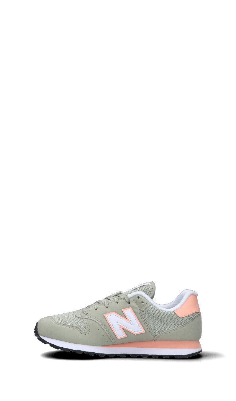 NEW BALANCE Sneaker donna verde/salmone