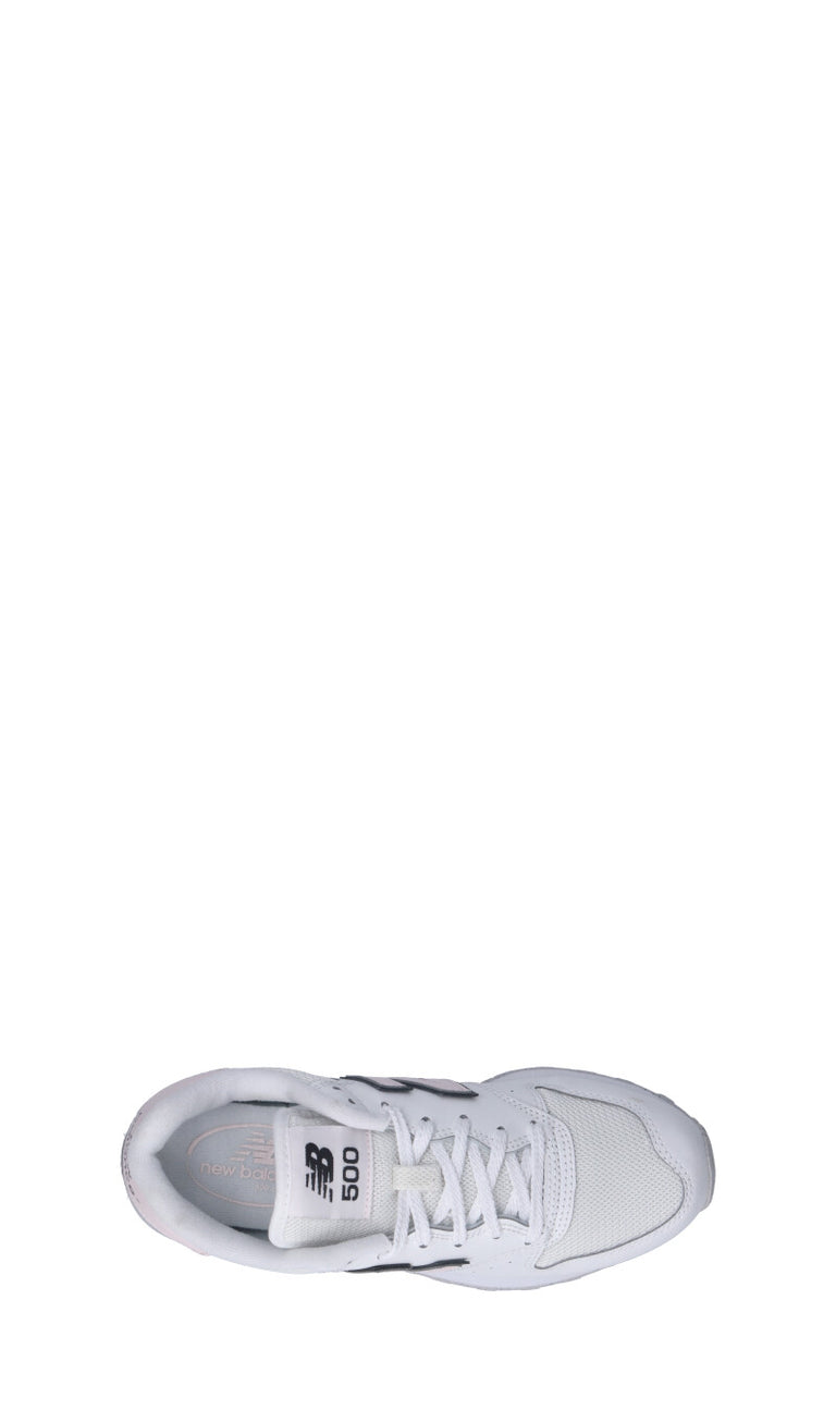 NEW BALANCE 500 Sneaker donna bianca rosa Quellogiusto