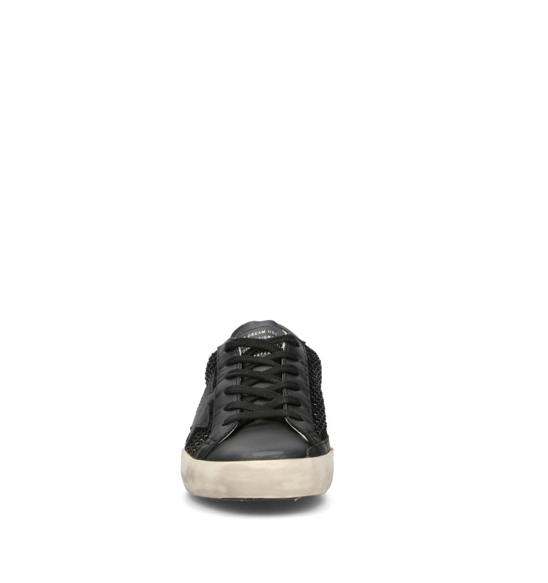 GOLDEN GOOSE SUPERSTAR CLASSIC WITH LIST Sneaker donna nera