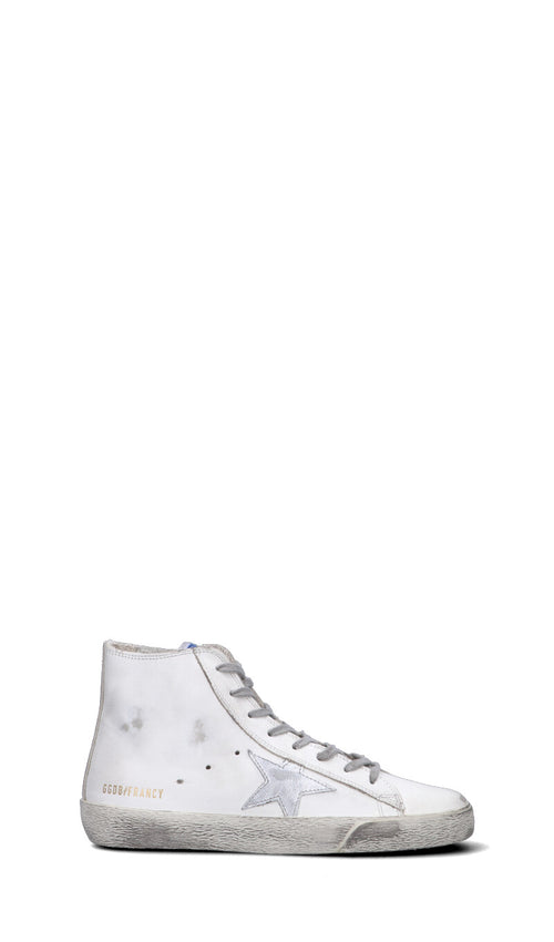 GOLDEN GOOSE FRANCY CLASSIC Sneaker donna bianca/grigia in pelle