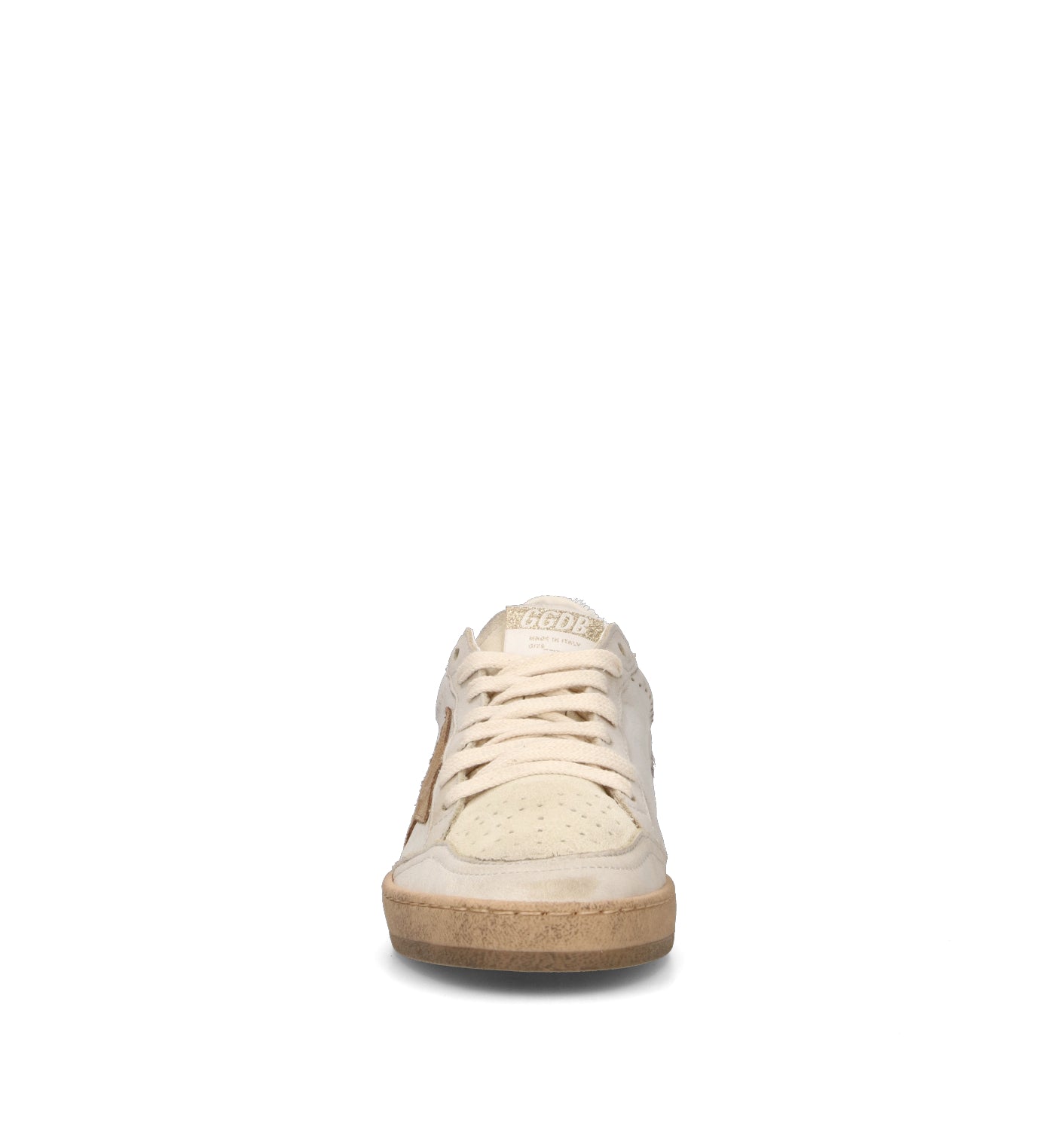 GOLDEN GOOSE BALL STAR Sneaker donna bianca in nabuk