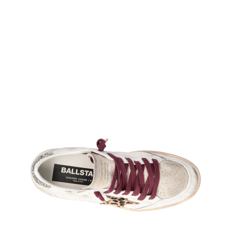 GOLDEN GOOSE BALL STAR Sneaker donna bianca