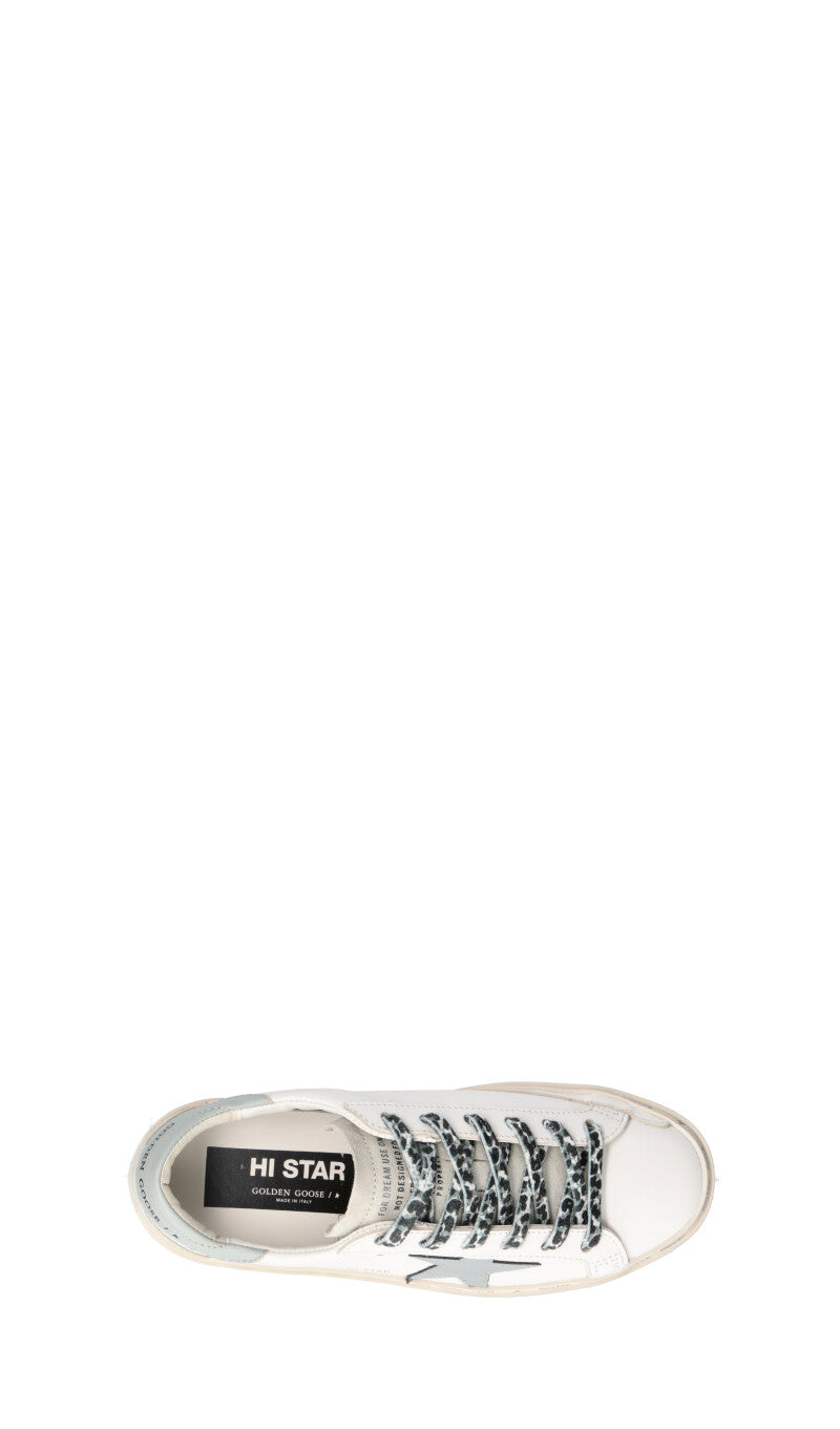 GOLDEN GOOSE HI STAR Sneaker donna bianca in pelle