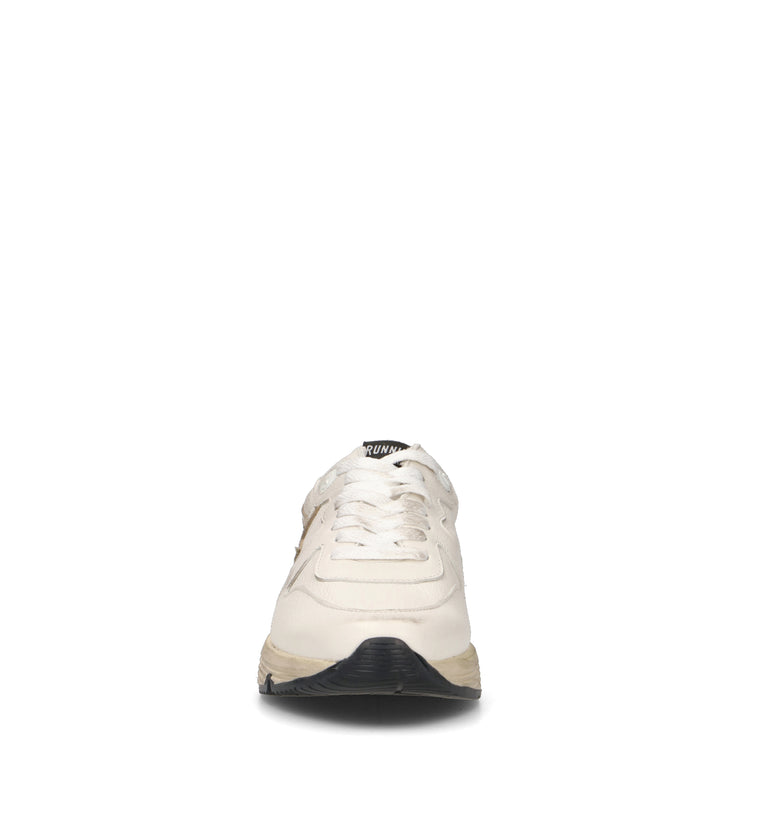 GOLDEN GOOSE RUNNING SOLE Sneaker donna bianca in pelle