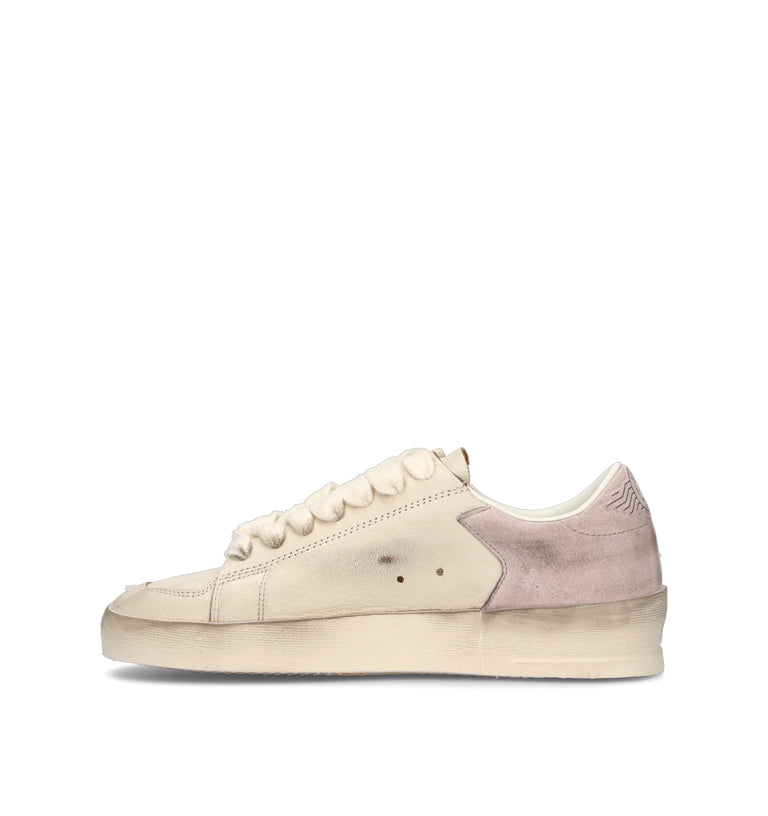 GOLDEN GOOSE STARDAN Sneaker donna bianca in pelle