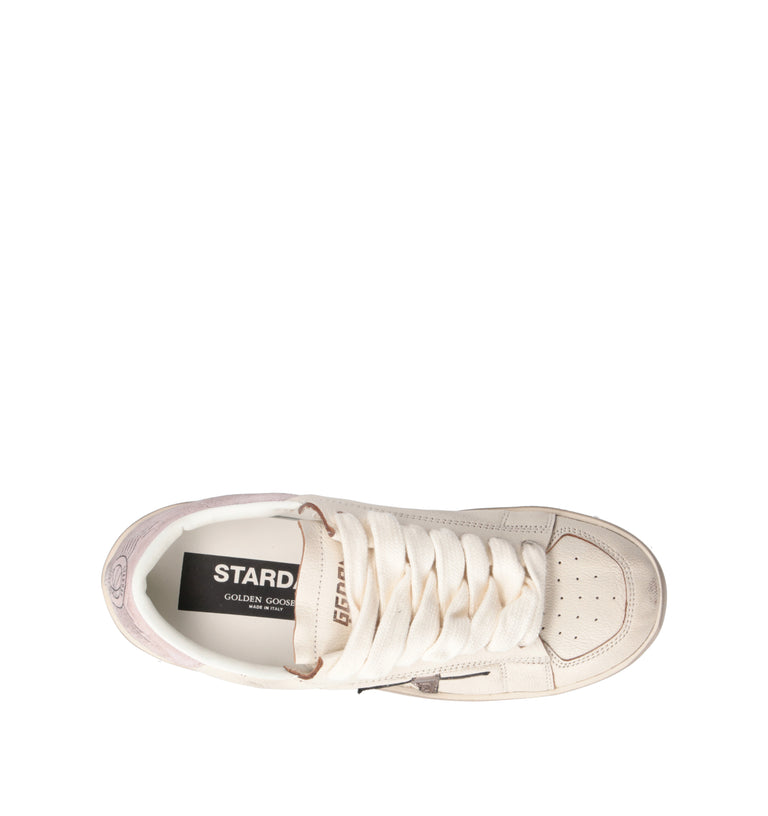 GOLDEN GOOSE STARDAN Sneaker donna bianca in pelle