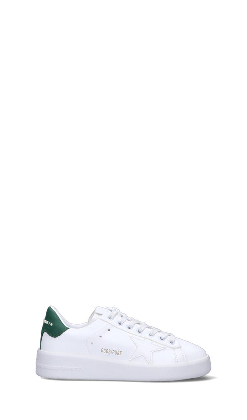 GOLDEN GOOSE PURE Sneaker donna bianca/verde in pelle