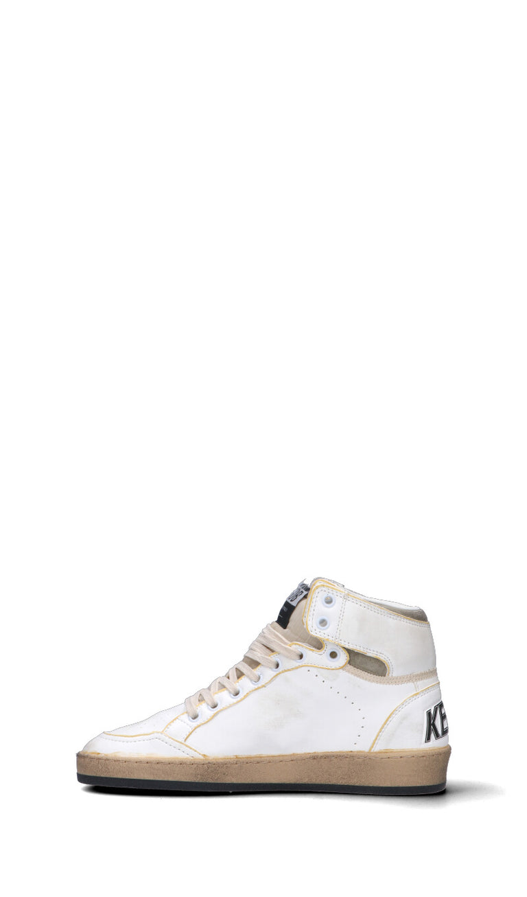 GOLDEN GOOSE SKY STAR Sneaker donna bianca/grigia in pelle