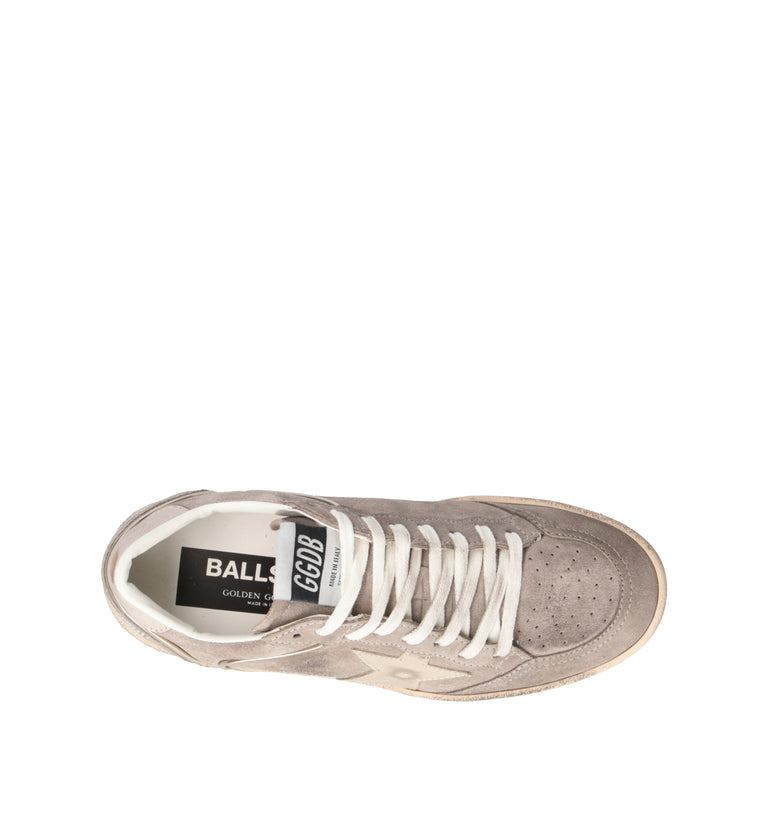 GOLDEN GOOSE BALL STAR DOUBLE QUARTER Sneaker donna grigia