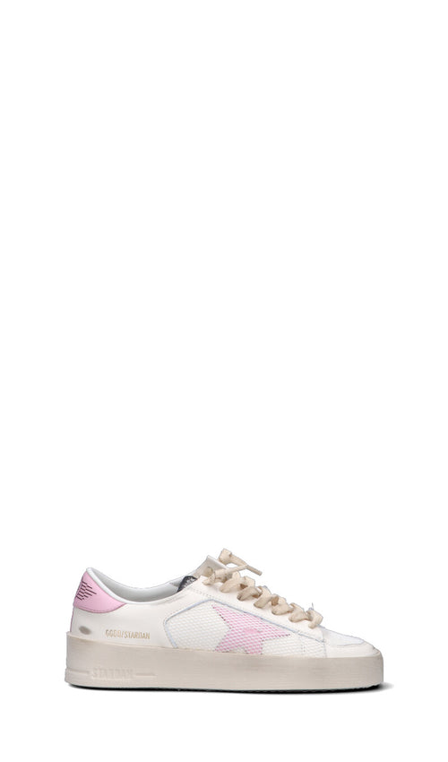 GOLDEN GOOSE STARDAN Sneaker donna bianca/rosa in pelle