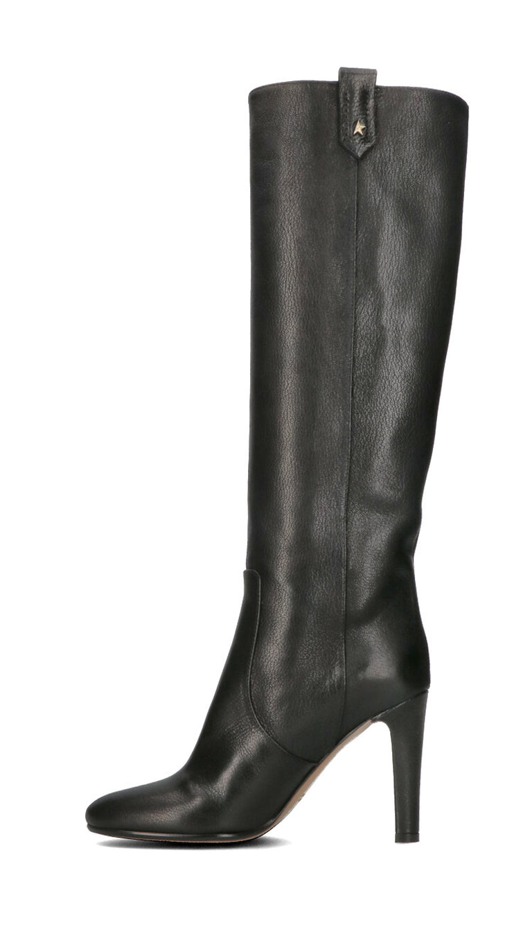 GOLDEN GOOSE HELEN BOOT Stivale donna nero in pelle