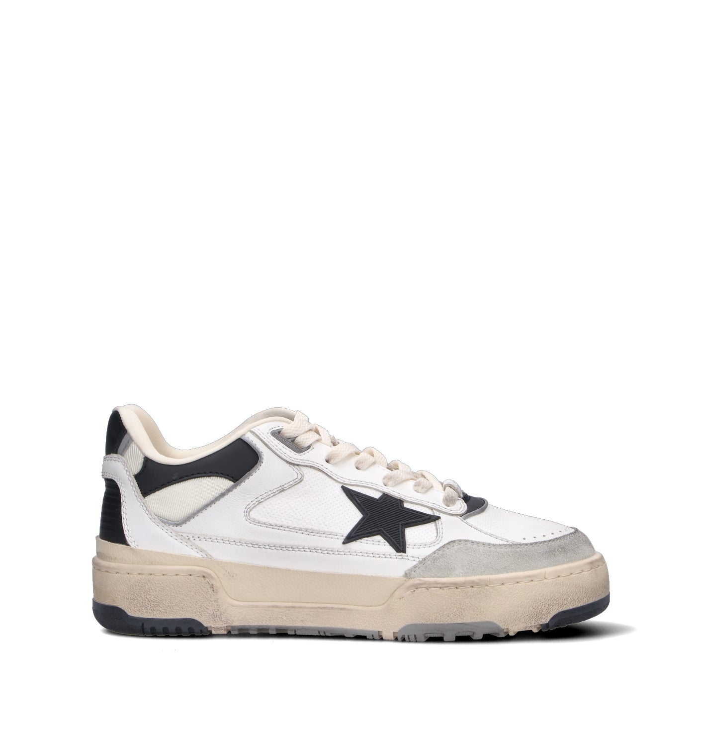 GOLDEN GOOSE FORTY-TWO Sneaker donna bianca/nera
